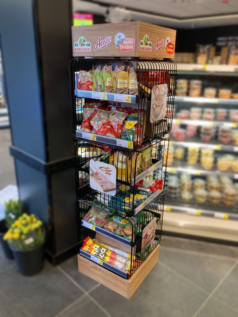 Imperial Meat heeft gekozen voor een dynamische permanente display