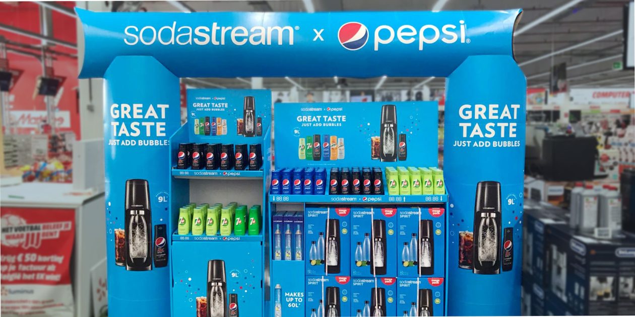 SodaStream zet zes nieuwe PepsiCo-siropen in de kijker met Thinkerbell